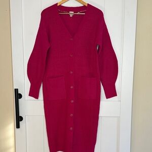 a new day Women's Cardigan Sweater - Red Size XS